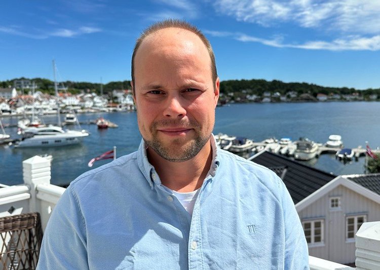 Portrait of Simon Skauge from Driiv, Norwegian partner of amina, highlighting collaboration on EV charging infrastructure in the Nordic market.